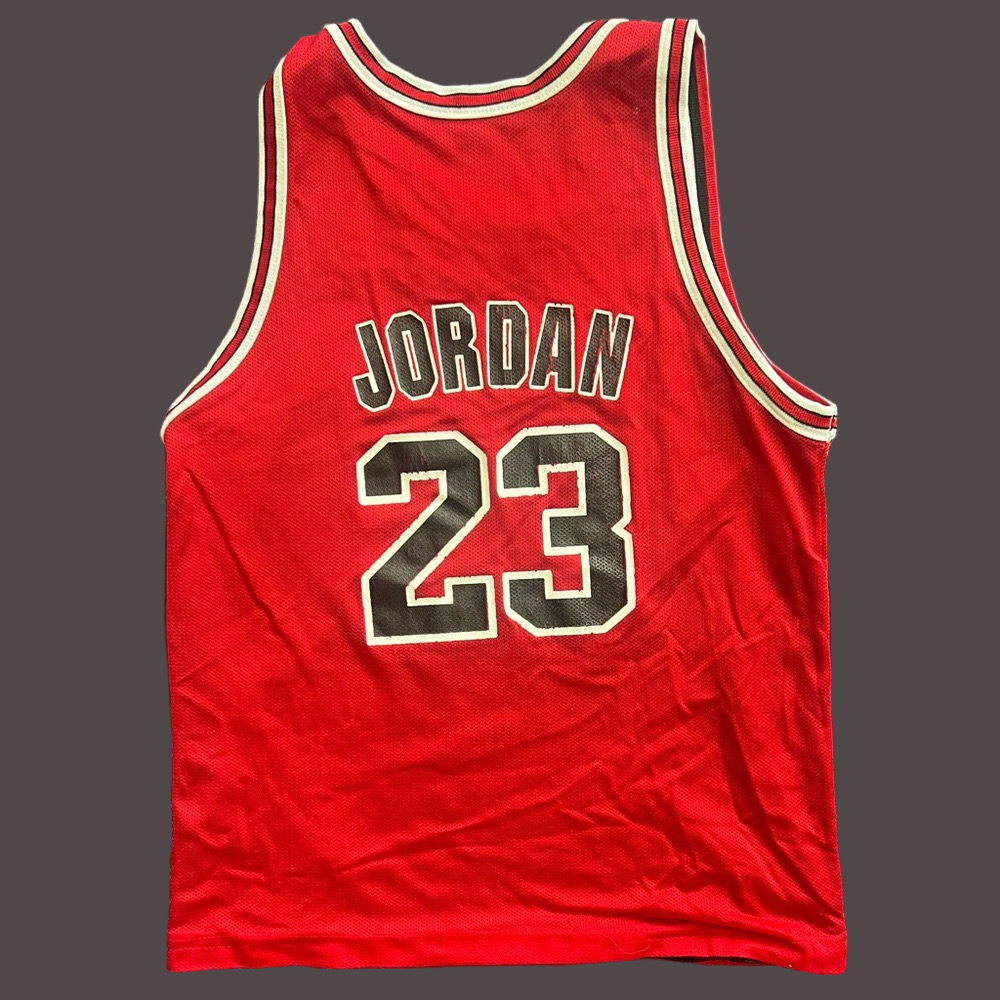 Michael Jordan Chicago Bulls Vintage Reversible Champion Youth Basketball Jersey